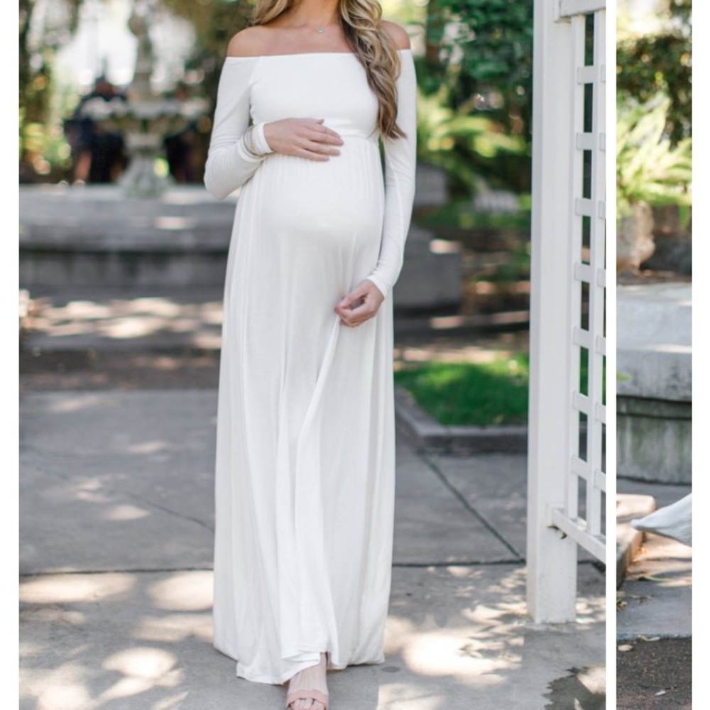 Pink Blush maternity dress